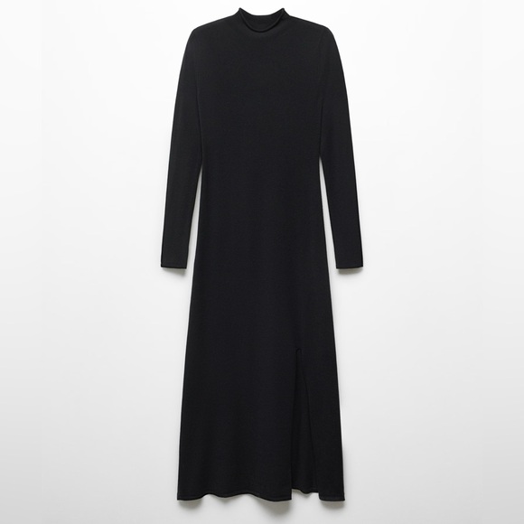 BNWT Mango Knit Slit Maxi Dress - Picture 4 of 7
